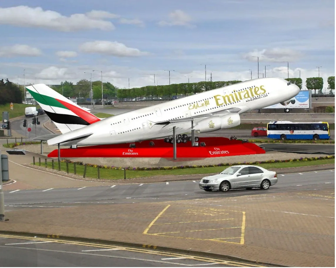 Emirates A380 Display